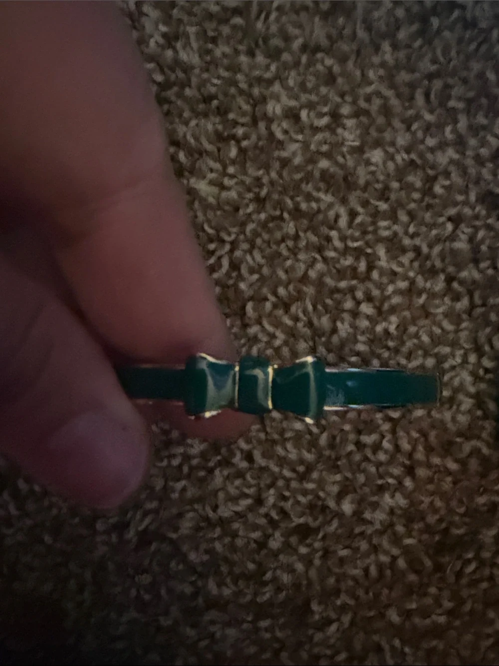 kate spade green, teal and gold enamel bow bangle set - Picture 2 of 5